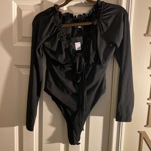 Fashion Nova Black Bodysuit